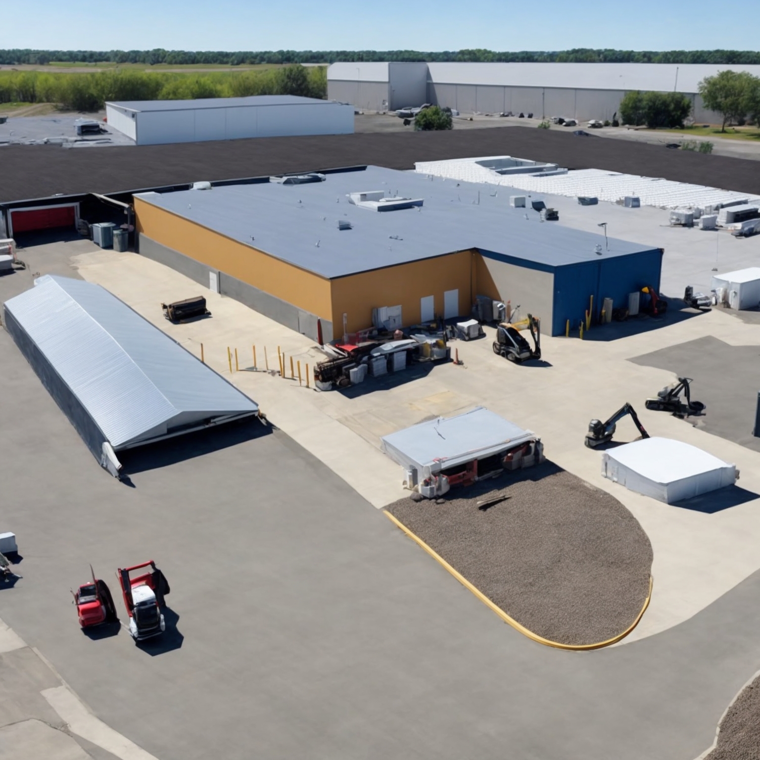Professional business location with organized workspace and professional environment in community setting
